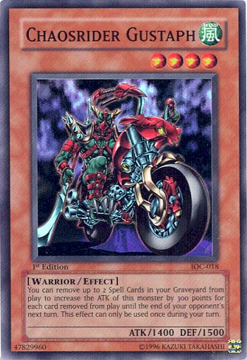 Chaosrider Gustaph [IOC-018] Super Rare | Total Play