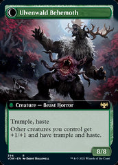 Ulvenwald Oddity // Ulvenwald Behemoth (Extended Art) [Innistrad: Crimson Vow] | Total Play