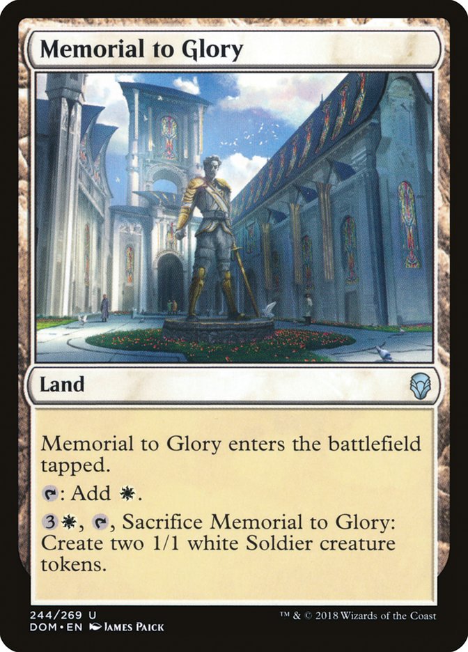 Memorial to Glory [Dominaria] | Total Play