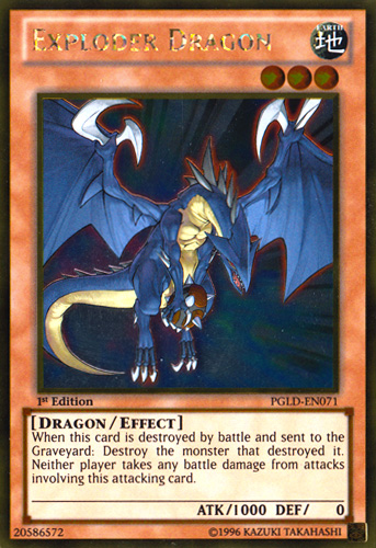 Exploder Dragon [PGLD-EN071] Gold Rare | Total Play