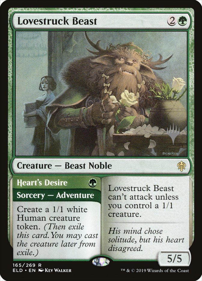 Lovestruck Beast // Heart's Desire (Promo Pack) [Throne of Eldraine Promos] | Total Play