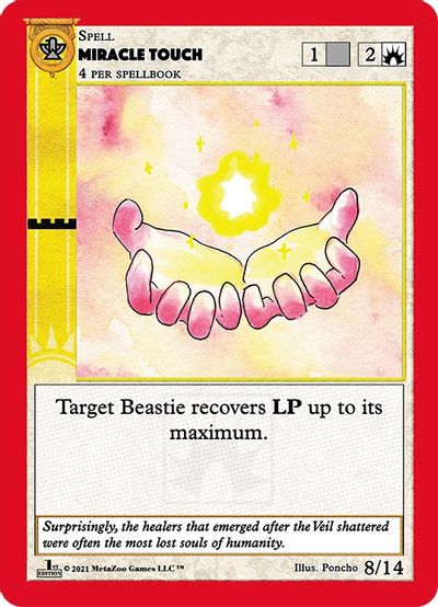Miracle Touch [Cryptid Nation: First Edition Cardiff Giant Deck] | Total Play