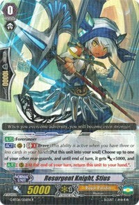 Resurgent Knight, Stius (G-BT06/026EN) [Transcension of Blade & Blossom] | Total Play