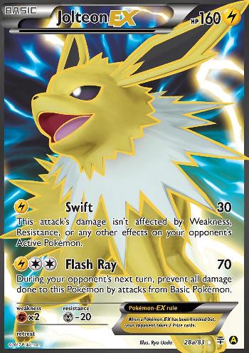 Jolteon EX (28a/83) (Alternate Art Promo) [XY: Generations] | Total Play