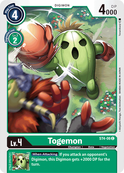 Togemon [ST4-06] [Starter Deck: Giga Green] | Total Play
