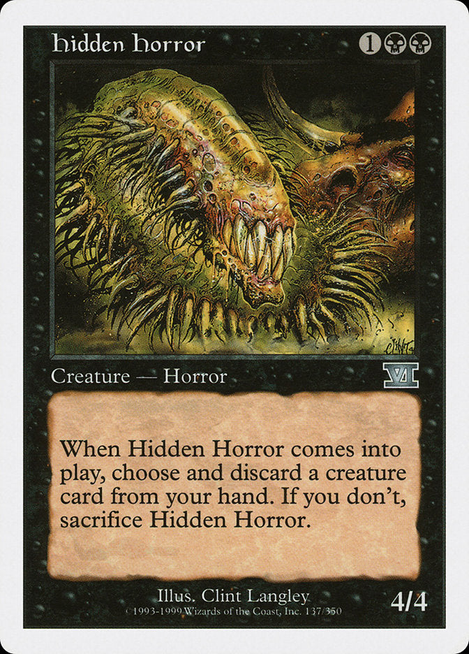 Hidden Horror [Classic Sixth Edition] | Total Play