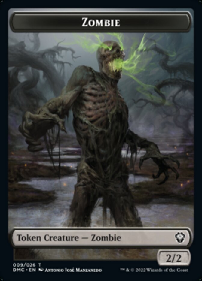 Zombie Token [Dominaria United Commander Tokens] | Total Play