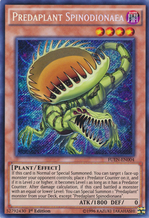 Predaplant Spinodionaea [FUEN-EN004] Secret Rare | Total Play