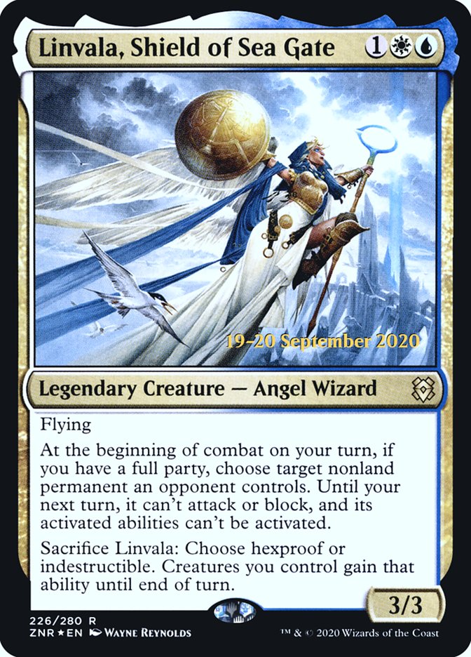 Linvala, Shield of Sea Gate [Zendikar Rising Prerelease Promos] | Total Play