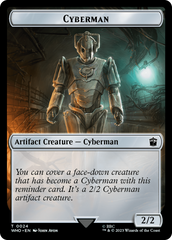 Copy // Cyberman Double-Sided Token [Doctor Who Tokens] | Total Play