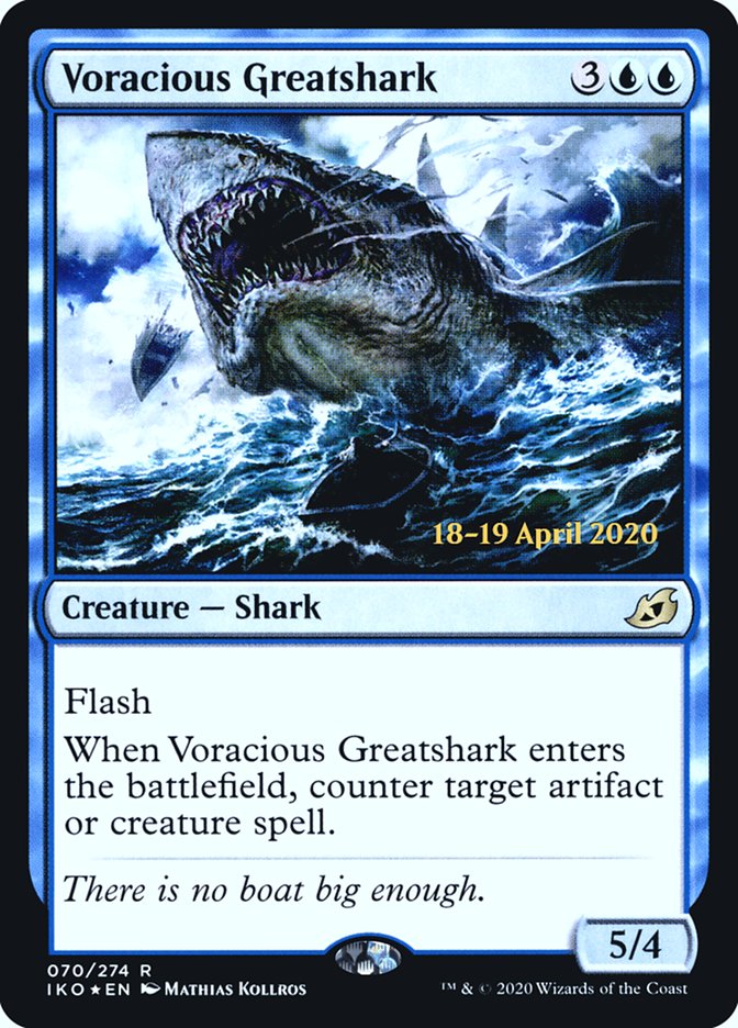 Voracious Greatshark [Ikoria: Lair of Behemoths Prerelease Promos] | Total Play