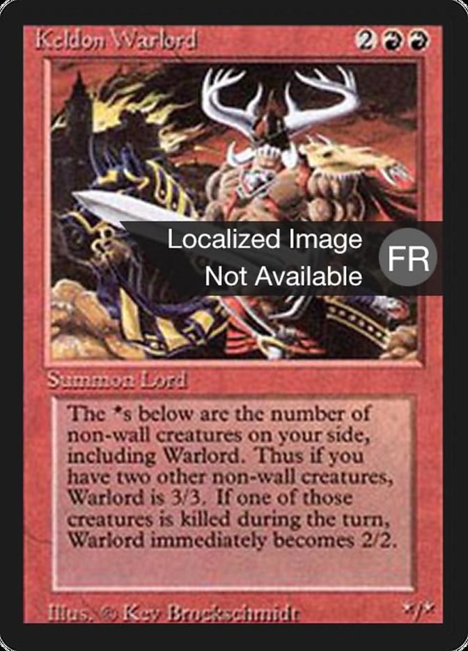 Keldon Warlord [Foreign Black Border] | Total Play