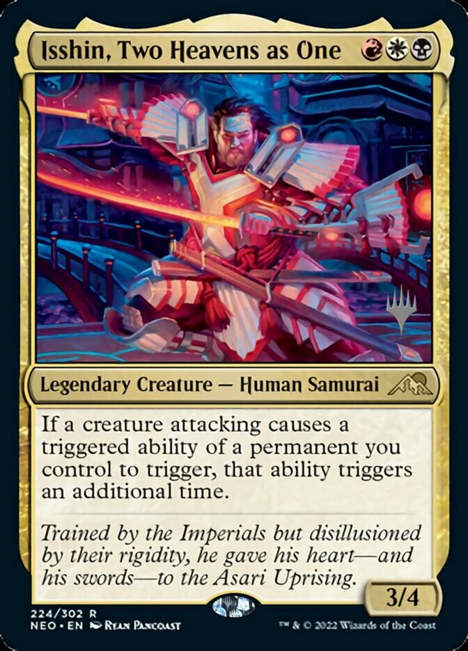 Isshin, Two Heavens as One (Promo Pack) [Kamigawa: Neon Dynasty Promos] | Total Play