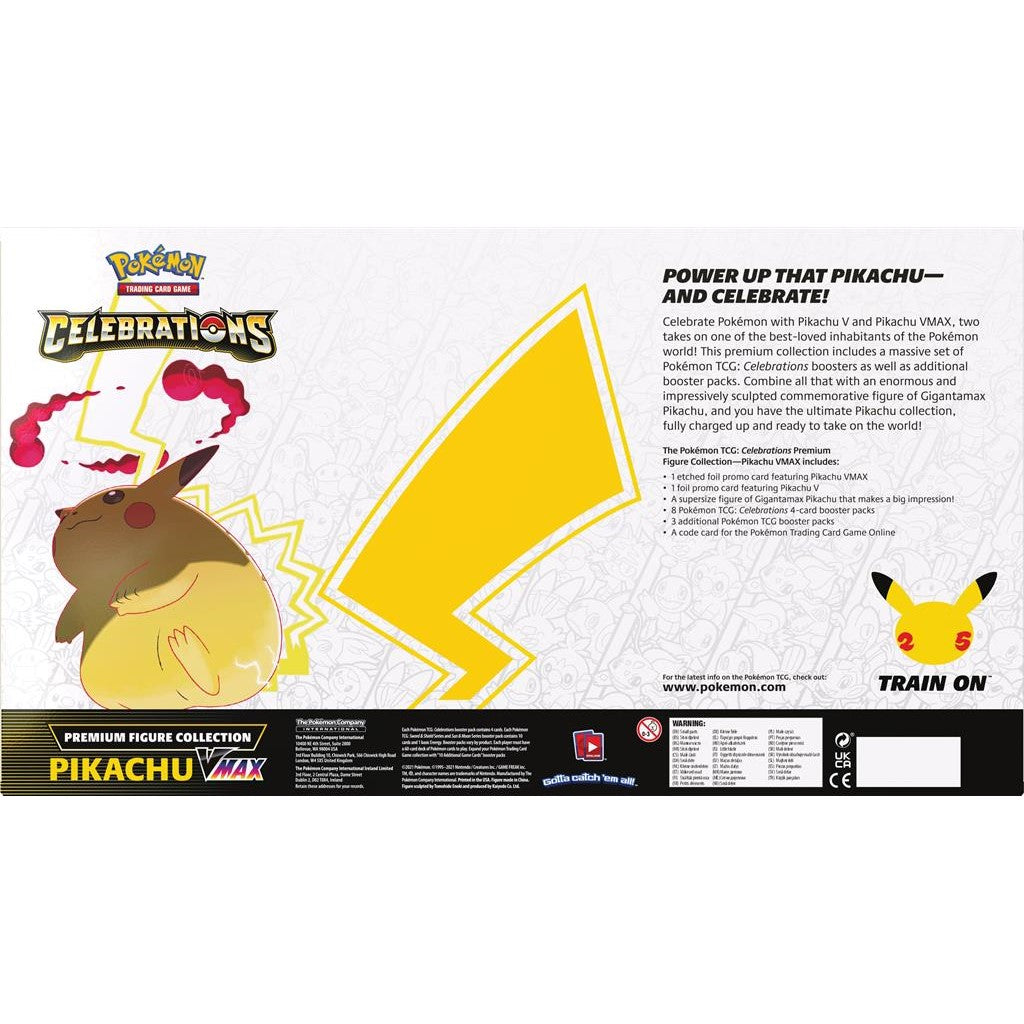 Celebrations: 25th Anniversary - Premium Figure Collection (Pikachu VMAX) | Total Play