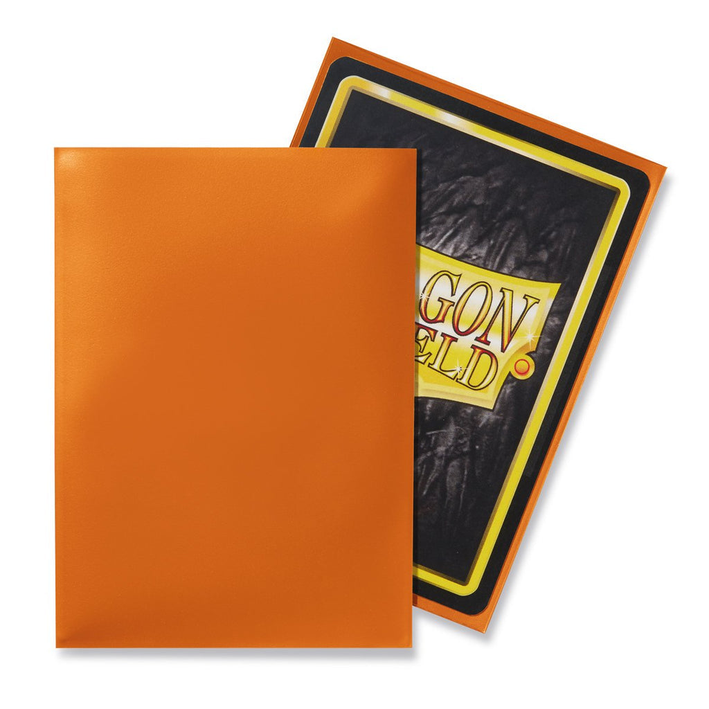 Dragon Shield: Standard 100ct Sleeves - Orange (Classic) | Total Play