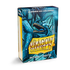 Dragon Shield: Japanese Size 60ct Sleeves - Petrol (Matte) | Total Play