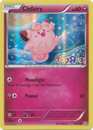 Clefairy (50/83) (Toys R Us Promo) [XY: Generations] | Total Play