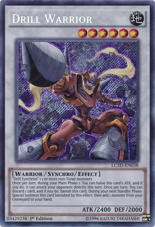 Drill Warrior [LC5D-EN038] Secret Rare | Total Play