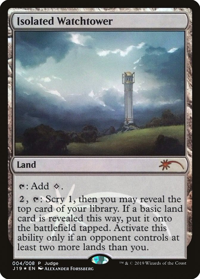 Isolated Watchtower [Judge Gift Cards 2019] | Total Play