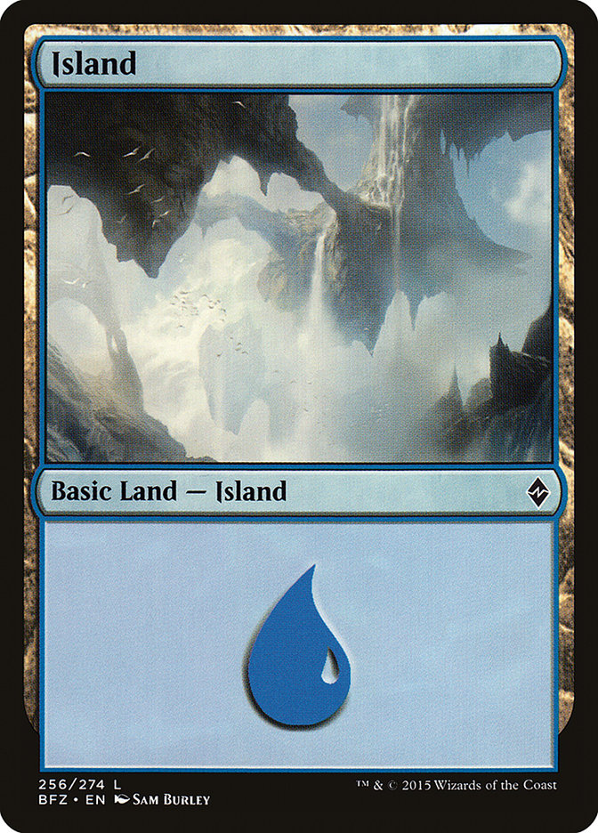 Island (256a) [Battle for Zendikar] | Total Play