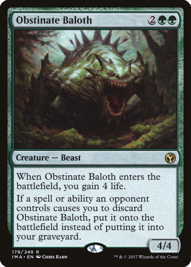 Obstinate Baloth [Iconic Masters] | Total Play