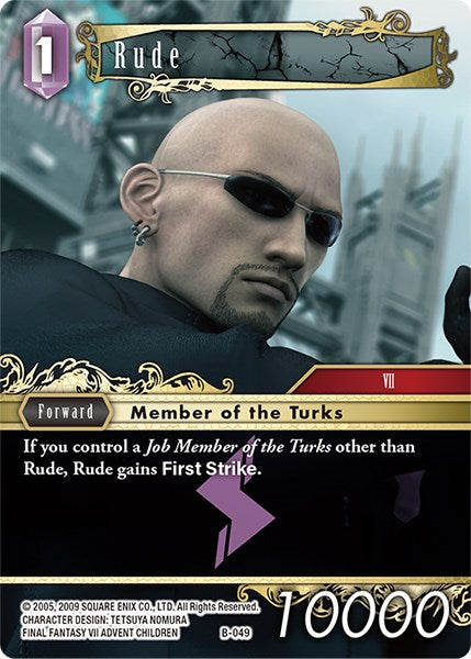 Rude [Boss Deck: Final Fantasy VII] | Total Play