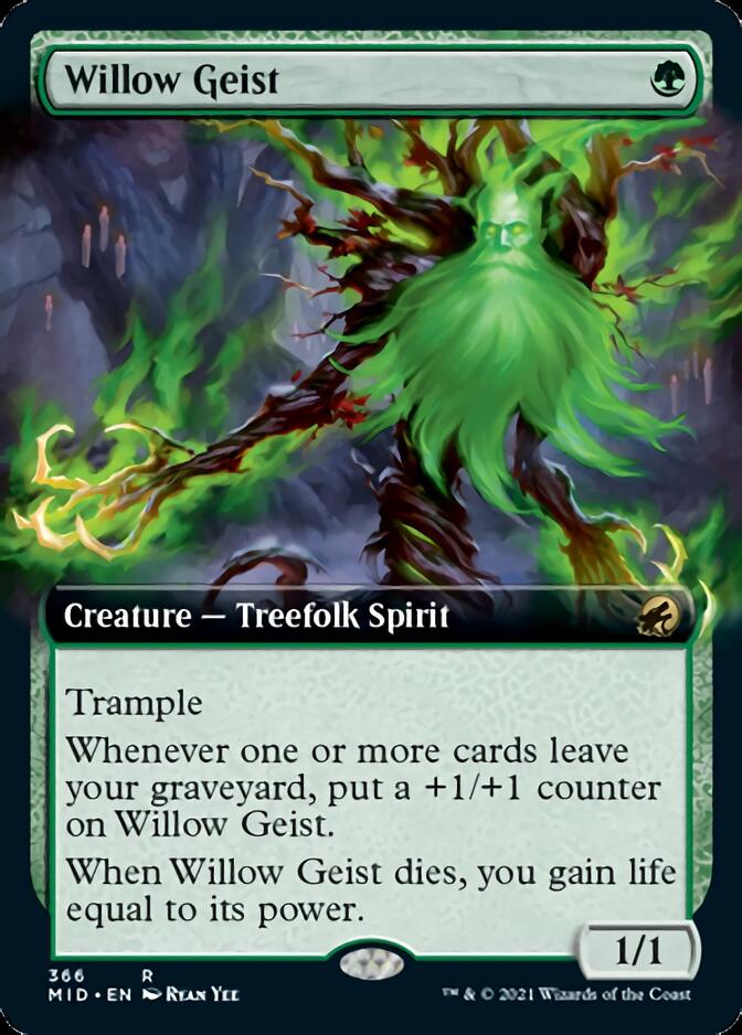 Willow Geist (Extended Art) [Innistrad: Midnight Hunt] | Total Play