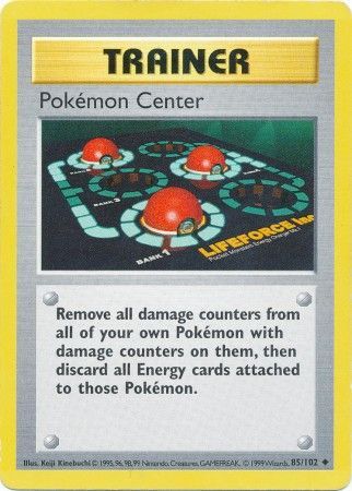 Pokemon Center (85/102) [Base Set Shadowless Unlimited] | Total Play