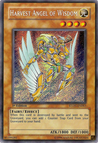 Harvest Angel of Wisdom [STON-EN063] Secret Rare | Total Play