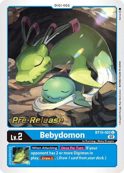 Bebydomon [BT10-002] [Xros Encounter Pre-Release Cards] | Total Play