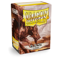 Dragon Shield: Standard 100ct Sleeves - Brown (Classic) | Total Play