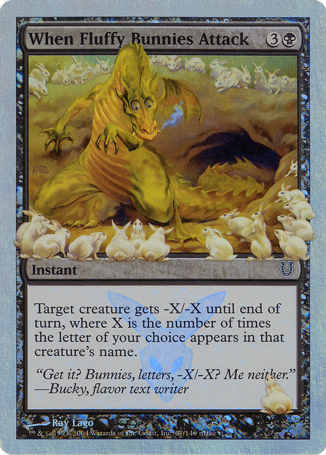 When Fluffy Bunnies Attack (Alternate Foil) [Unhinged] | Total Play