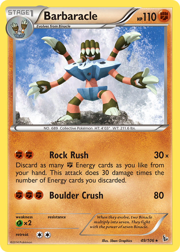 Barbaracle (49/106) [XY: Flashfire] | Total Play