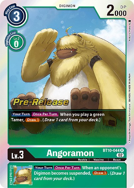 Angoramon [BT10-044] [Xros Encounter Pre-Release Cards] | Total Play