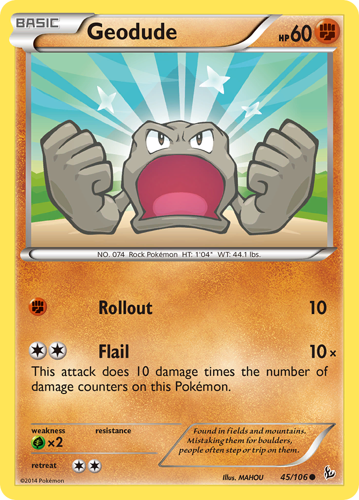 Geodude (45/106) [XY: Flashfire] | Total Play