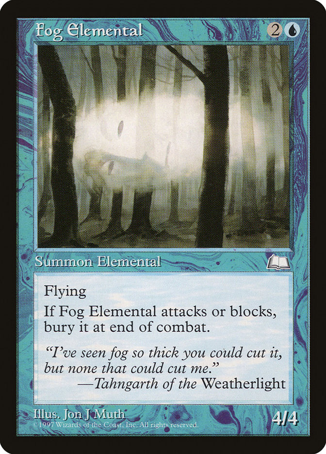 Fog Elemental [Weatherlight] | Total Play
