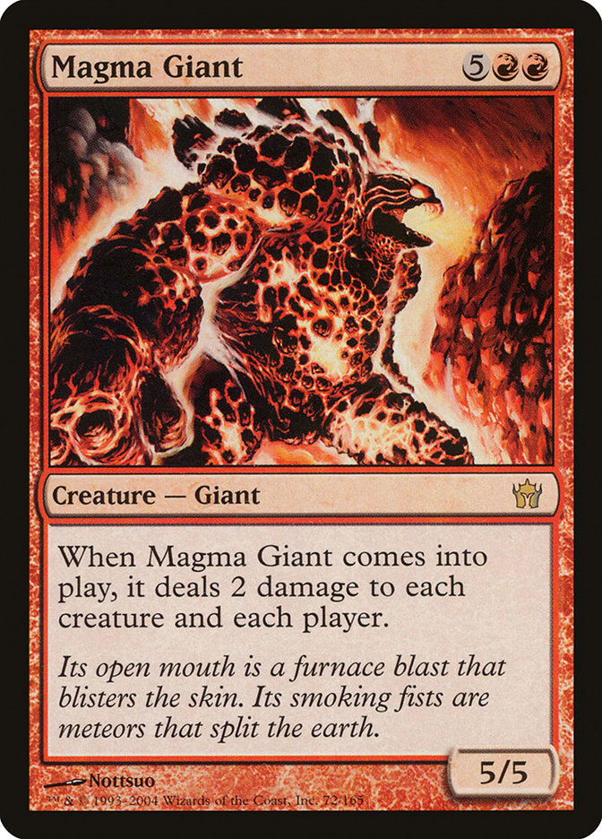 Magma Giant [Fifth Dawn] | Total Play