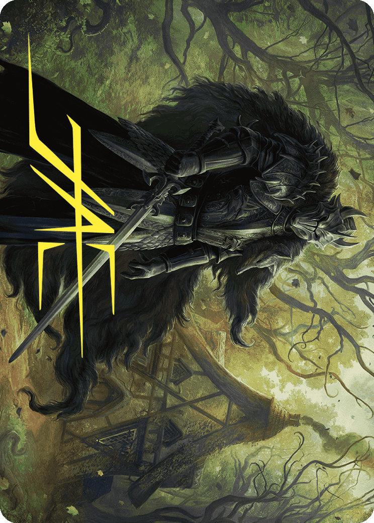 Agatha's Champion Art Card (Gold-Stamped Signature) [Wilds of Eldraine Art Series] | Total Play