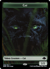 Insect // Cat (008) Double-Sided Token [Dominaria Remastered Tokens] | Total Play