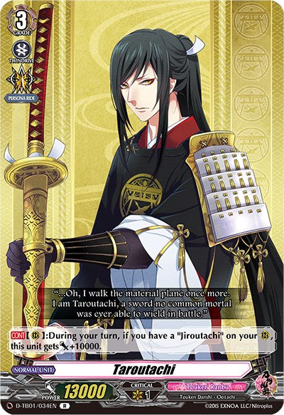 Taroutachi (D-TB01/034EN) [Touken Ranbu: ONLINE 2021] | Total Play
