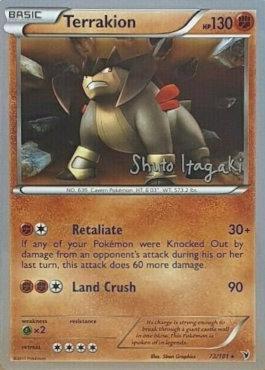 Terrakion (73/101) (Terraki-Mewtwo - Shuto Itagaki) [World Championships 2012] | Total Play