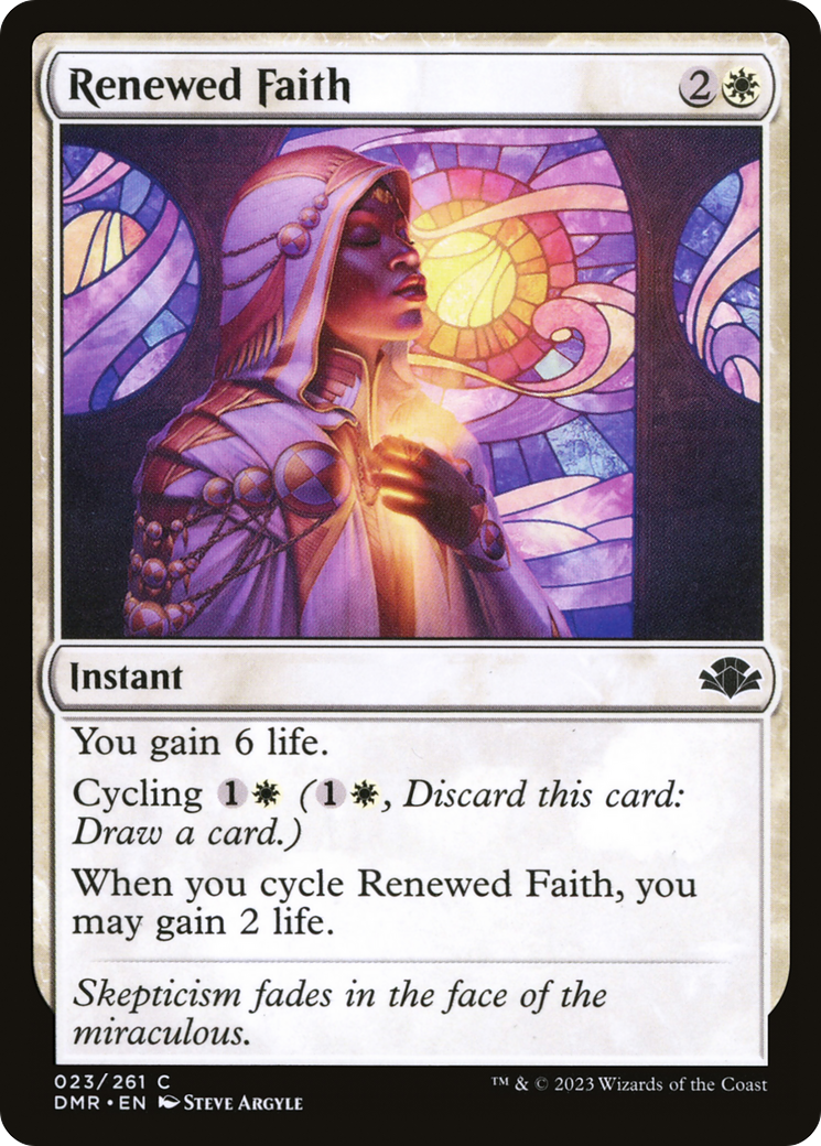 Renewed Faith [Dominaria Remastered] | Total Play