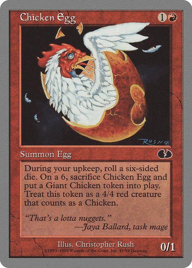 Chicken Egg [Unglued] | Total Play