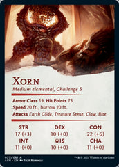 Xorn Art Card [Dungeons & Dragons: Adventures in the Forgotten Realms Art Series] | Total Play
