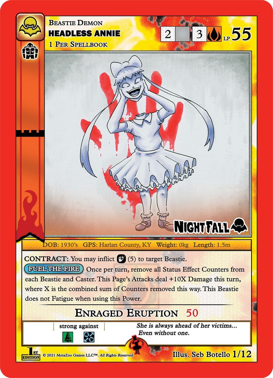 Headless Annie (Headless Annie) [Cryptid Nation: Nightfall First Edition Release Event Deck] | Total Play