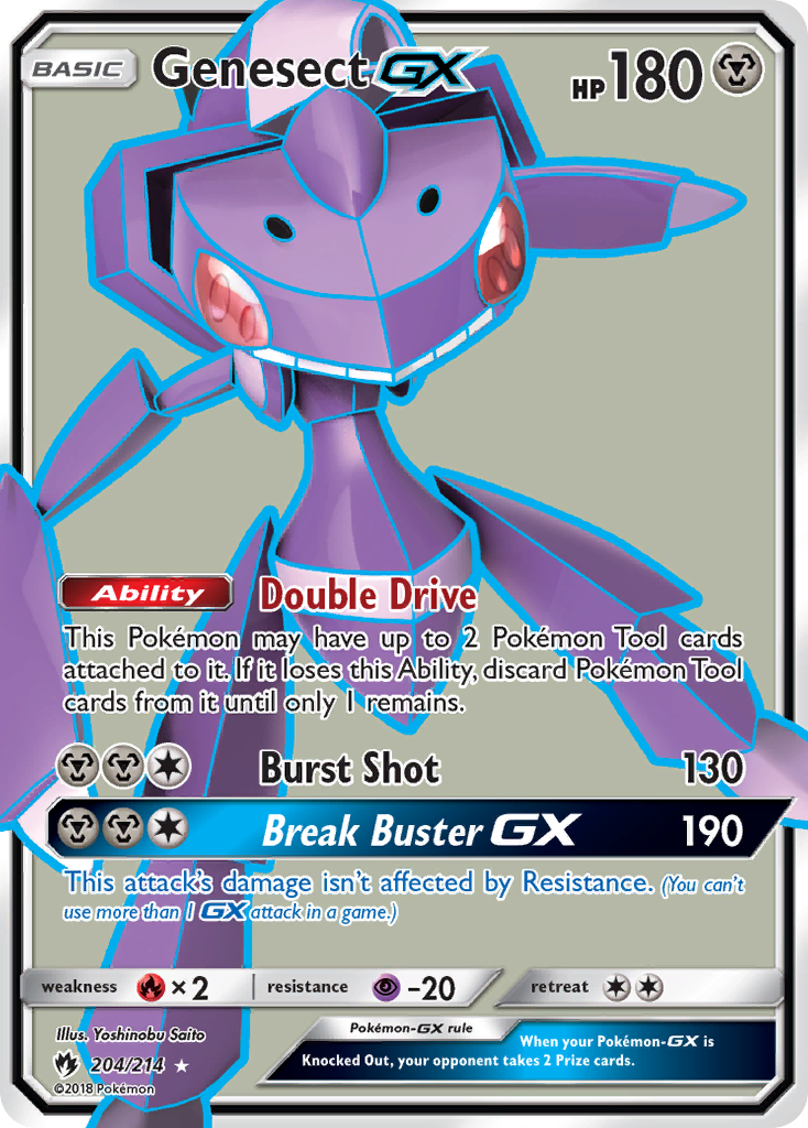 Genesect GX (204/214) [Sun & Moon: Lost Thunder] | Total Play