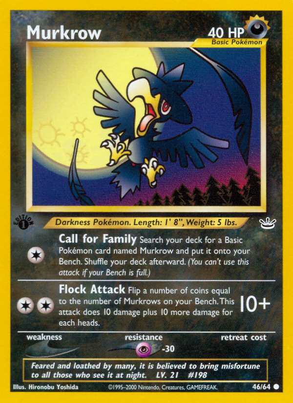 Murkrow (46/64) [Neo Revelation 1st Edition] | Total Play