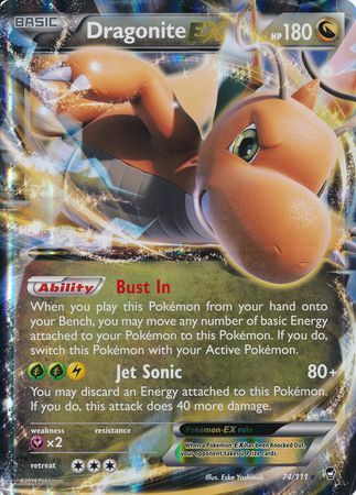 Dragonite EX (74/111) (Jumbo Card) [XY: Furious Fists] | Total Play