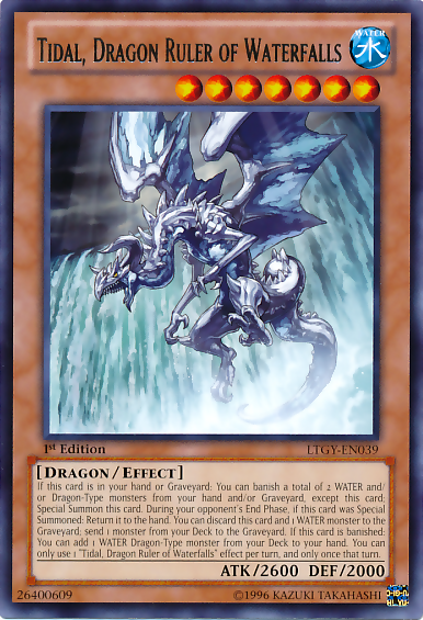 Tidal, Dragon Ruler of Waterfalls [LTGY-EN039] Rare | Total Play