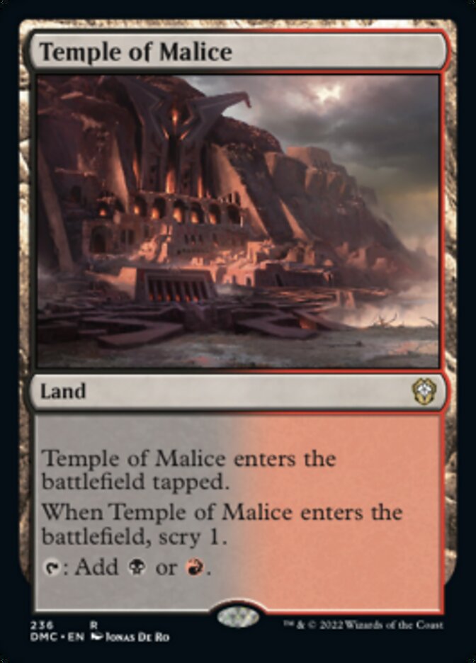 Temple of Malice [Dominaria United Commander] | Total Play